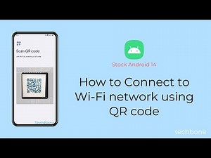 How to Connect to Wi-Fi network using QR code [Android 14]