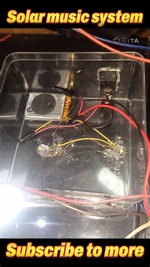 Solar music 🎶 system making for home