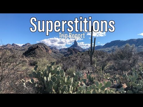 Superstition Mountains – Tonto National Forest AZ | 5-day Backpacking Report