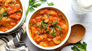 Greek Giant Beans Recipe (Gigantes Plaki)