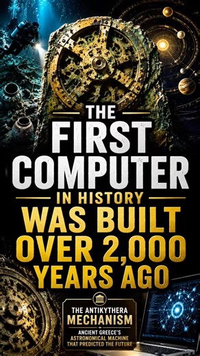THE FIRST COMPUTER IN HISTORY WAS BUILT OVER 2,000 YEARS AGO#History #AncientGreece #Science