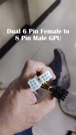 Dual 6 Pin Female to 8 Pin Male GPU VAHFRA