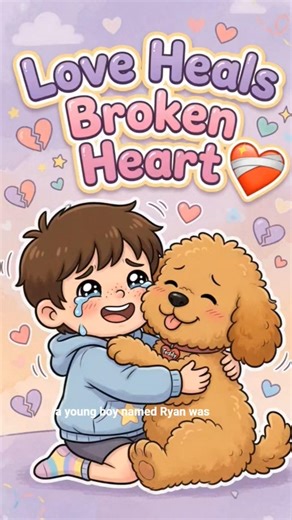 Dog Teddy Heals Boy's Broken Heart ❤️ Heartwarming AI Pet Story #shorts