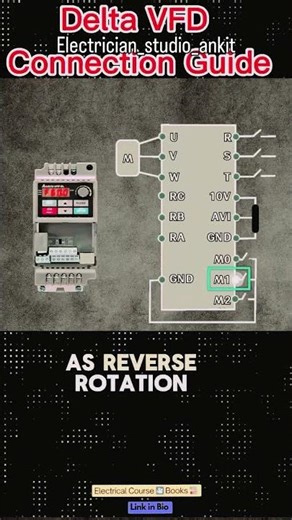 Delta VFD control wiring details
