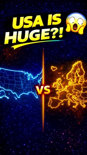USA Is Bigger Than You Think 🤯#USAFacts #GeographyFacts #WorldFacts #DidYouKnow