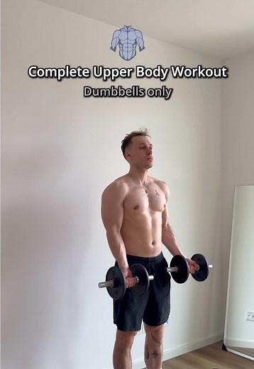 Effective Upper Body Dumbbell Workout at Home