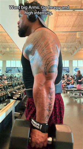 Eat big Lift big Get big #samoan #arms #gym #fitness