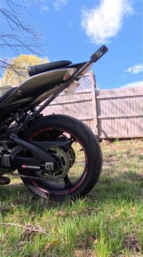 Gsxr 600 exhaust sound check - 3rd pov