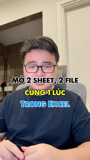 330K views · 2.9K reactions | Cách mở 2 sheet 2 file excel cùng 1 lúc trong excel đơn giản #tinhocvanphong #TINHOCMOS #exceltips | Hảo Tin Học Văn Phòng | Facebook