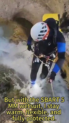 Extreme Canyoning in SBART 5MM Wetsuit | Cold Water Tested, Adventure Approved