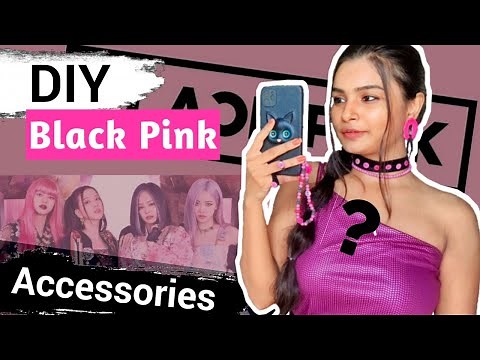 I crafted only BLACK PINK Accessories 😱 #crafteraditi #youtubepartner #shorts #diy ‪@CrafterAditi‬
