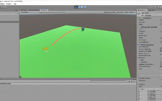 Unity 轨迹预测（3d）