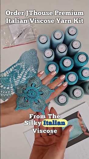 Premium Italian Viscose Yarn Kit by JThouse