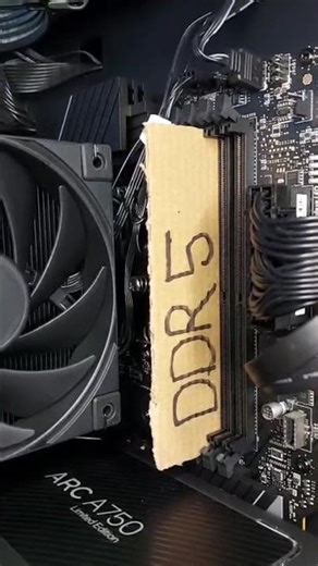 👉 Installing DDR5 RAM 🤣 #2026 #ram #ddr5ram#pcupgrade#budgetpc#pcmemes