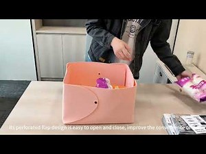 Felt Storage Basket Easy, Stylish Organization