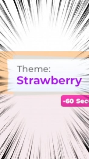 Roblox Speed Draw Challenge- Strawberry Edition! | Art Speed Draw