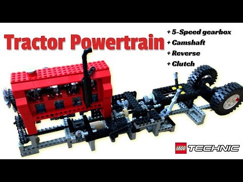 Tractor Powertrain | Inline-4 | Gearbox | LEGO Technic