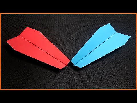 How to make a Paper Airplane that flies long and far | Folding an origami