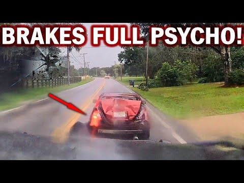 AMERICAN TRUCK DRIVER | INSTANT KARMA | ROAD RAGE | BRAKE CHECK | BAD DRIVERS | CRASHES | USA