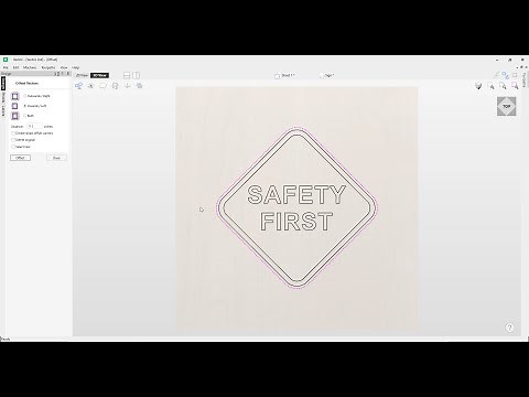 How to offset vectors in Vectric software | Offset and Layout Tools | V12 Tutorials