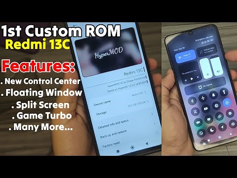 Redmi 13c HyperOS Based Custom ROM | Best custom ROM for Redmi 13C