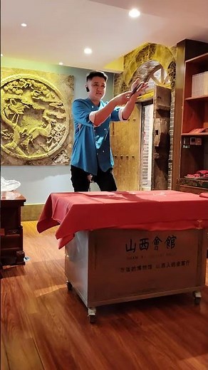刀削麺ショーその2 #山西省#太原#山西会館