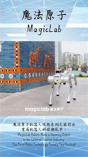 当机器人遇见文旅：魔法原子点燃首届科技潮玩节新热潮#science #shortvideo #short #shorts #robot #人工智能 #機器人#robotics