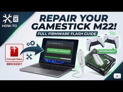 Fix Your Dead Game Stick M22 In 5 Minutes! | How to Flash Firmware on Game Stick M22