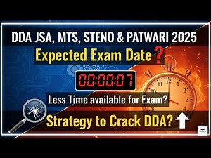 DDA Exam Date 2025 - Comparison with Previous Year