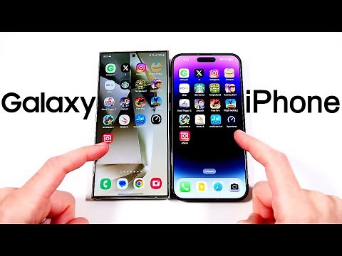 Galaxy S24 Ultra vs iPhone 14 Pro Max Speed Test
