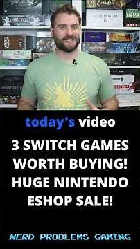 3 Switch Games Worth Buying NEW Nintendo Eshop Sale
