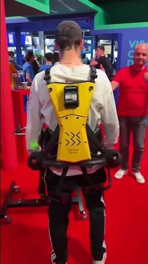 I'm testing an exoskeleton of the future! #shorts
