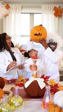We Taught Our 3-Year-Old About Chemical Reactions… With an Erupting Pumpkin! 🎃🧪