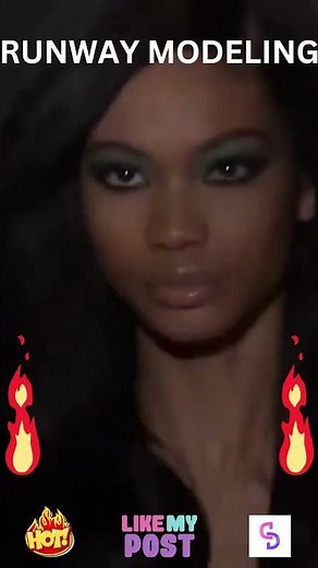 Famous Supermodel Chanel Iman (African/American) Fabulous Runway Modeling: What A Beauty & Charisma