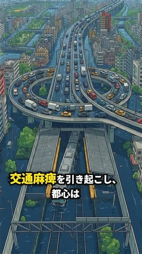 もしも利根川の流路が再び変わったら？江戸は水の都、東京は沈む？🌊 #地理 #シミュレーション #shorts