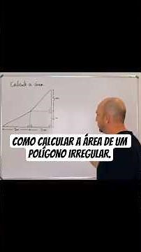 How to calculate the area of ​​an irregular polygon. #enem #mathematics #fy #foryou