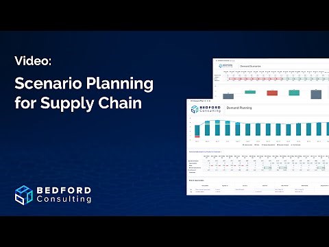 Demo Video: Scenario Planning for Supply Chain