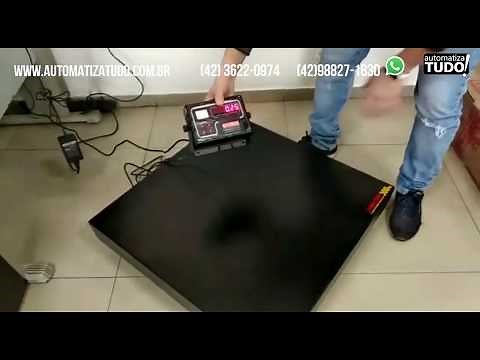 Demosntração Balança Plataforma Digitron Capacidades de 100kg até 5.000Kg com novo módulo