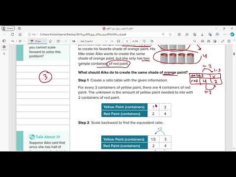 reveal math grade 6 lesson 1 - 2 tables of equivalents ratios