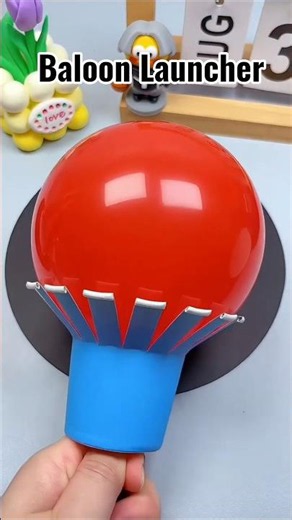 No Glue ❌ No Tape ❌ Balloon Launcher✨🎈#diy #craft #handmade #hack