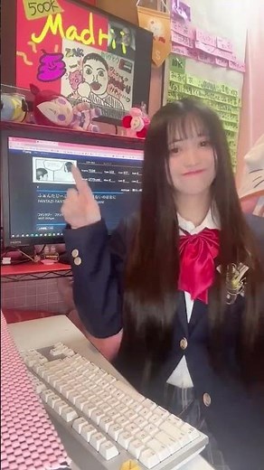 「未来のミュージアム」タイピングしたよ🤖⌨️ JKミスコン2026🎀1stファイナリストありがとう☺️ #タイピング