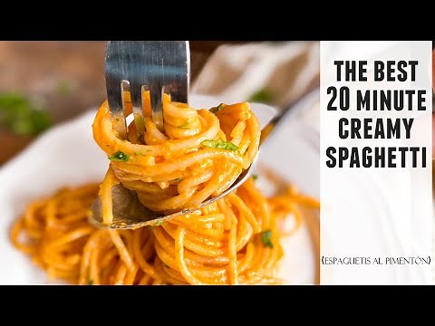 CREAMY Garlic & Paprika Spaghetti | Quick & Easy 20 Minute Recipe