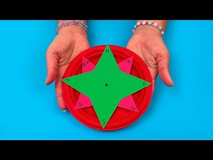 DIY Compass Paper Craft | Easy Direction Learning Craft for Kids #diy #craft #craftyfun #kids