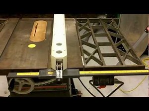 Contractor Table Saw Modifications