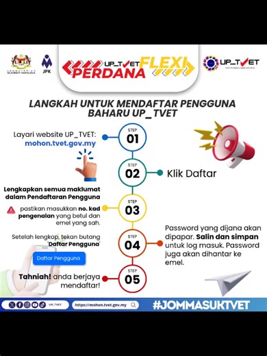 Cara Mohon Program TVET Di UP_TVET