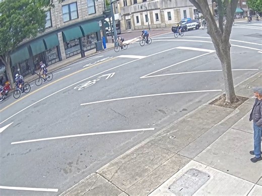 The Raleigh Police Foundation Memorial Bicycle Ride traveling on Main St, Salisbury NC at Fisher St #lawenforcement #officerdownmemorial | Salisbury Police Department