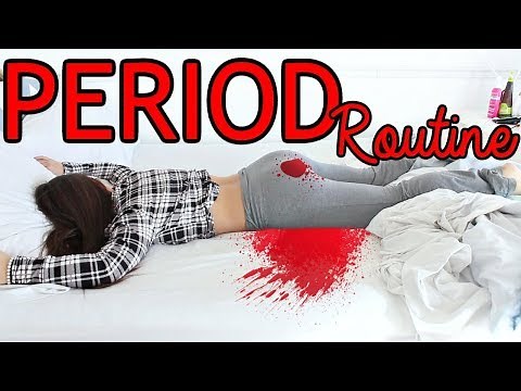 My Period Night Routine | Hacks ALL GIRLS NEED TO KNOW !!