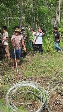 ពលរដ្ឋខ្មែររាប់រយនាក់បានរារាំងទាហានថៃទាំងយប់មិនឱ្យរាយបន្លាលួសថ្មីនៅឃុំអូរបីជាន់