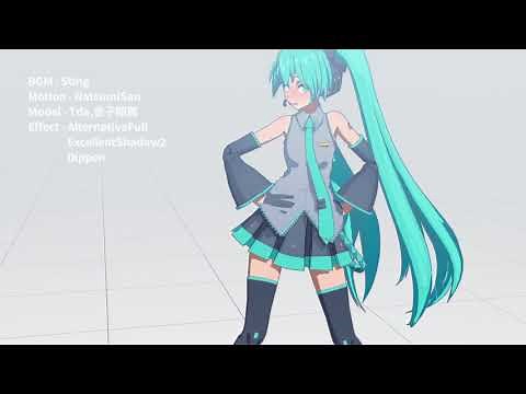 MMD Tda Miku Toon test