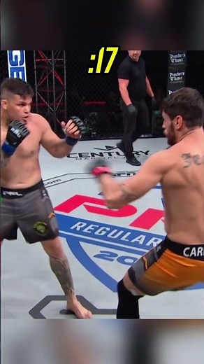 Antonio Carlos Jr. full fight in 30 Seconds 🕑 "Shoeface" returns this Thursday, 10pm ET, ESPN2